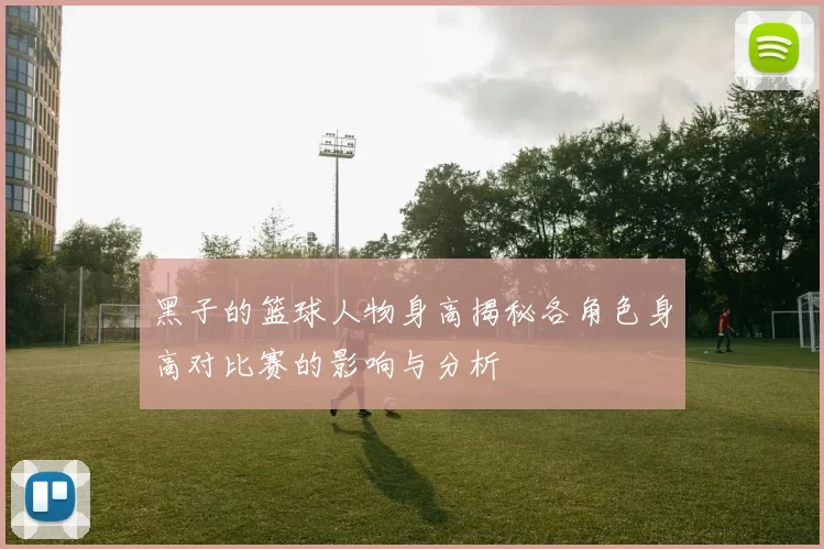 黑子的篮球人物身高揭秘各角色身高对比赛的影响与分析